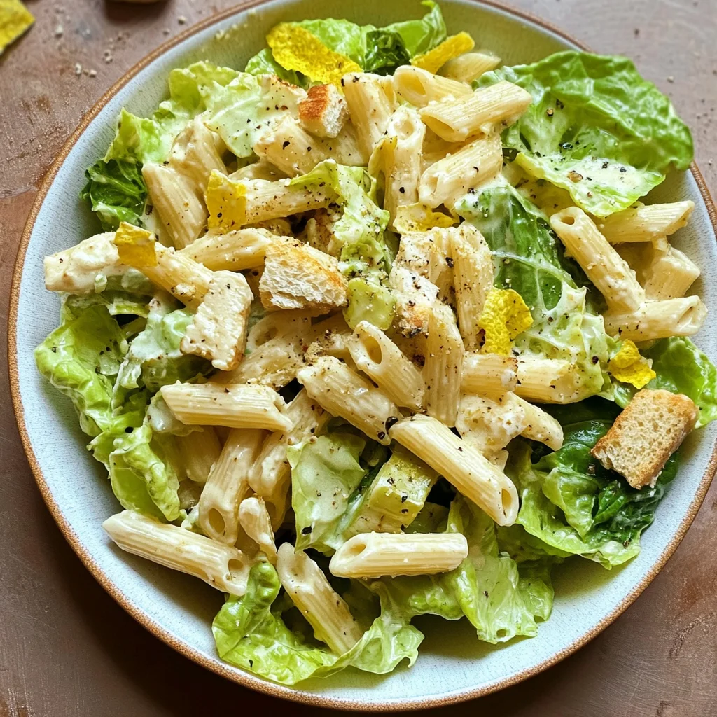Caesar Nudelsalat ( Römersalat )