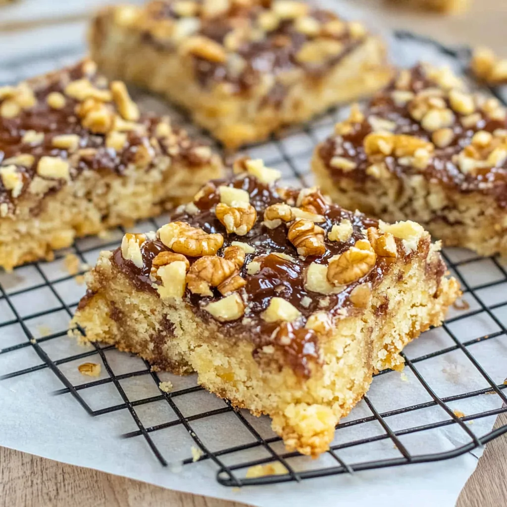 Nussecken Rezept backen (einfach, saftig & ohne Marmelade)
