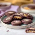 Schoko-Cookies mit Karamellkern