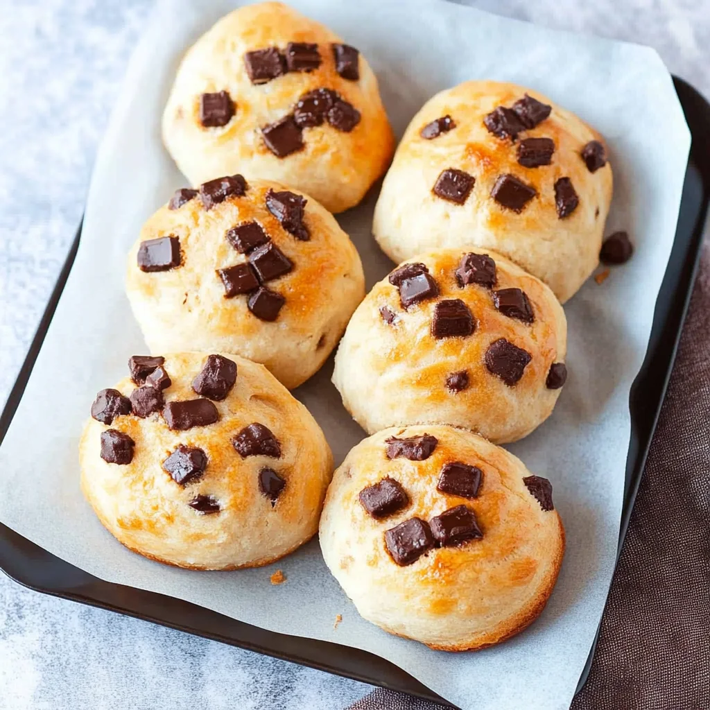 Schokobrötchen ohne Hefe selber machen