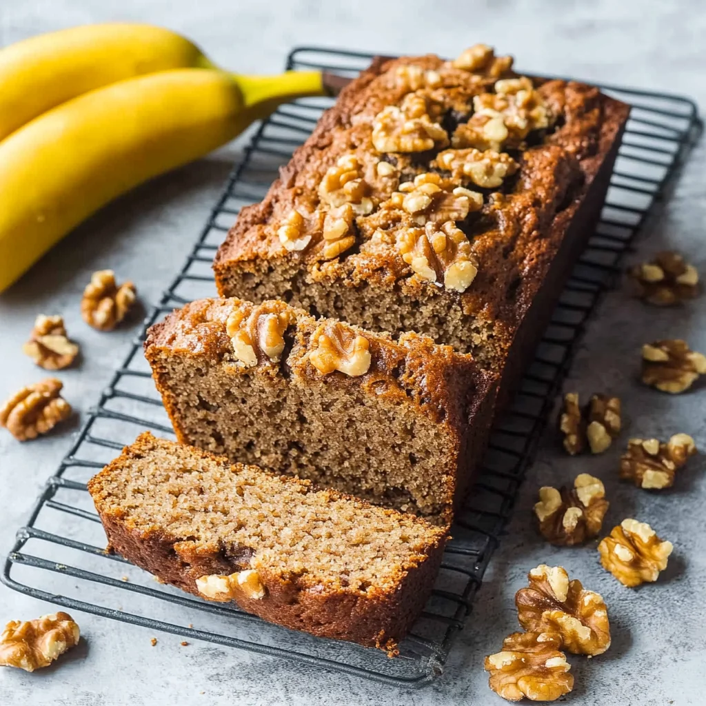 Bananenbrot mit Walnüssen