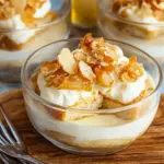 Bienenstich-Dessert - mit Löffelbiskuit