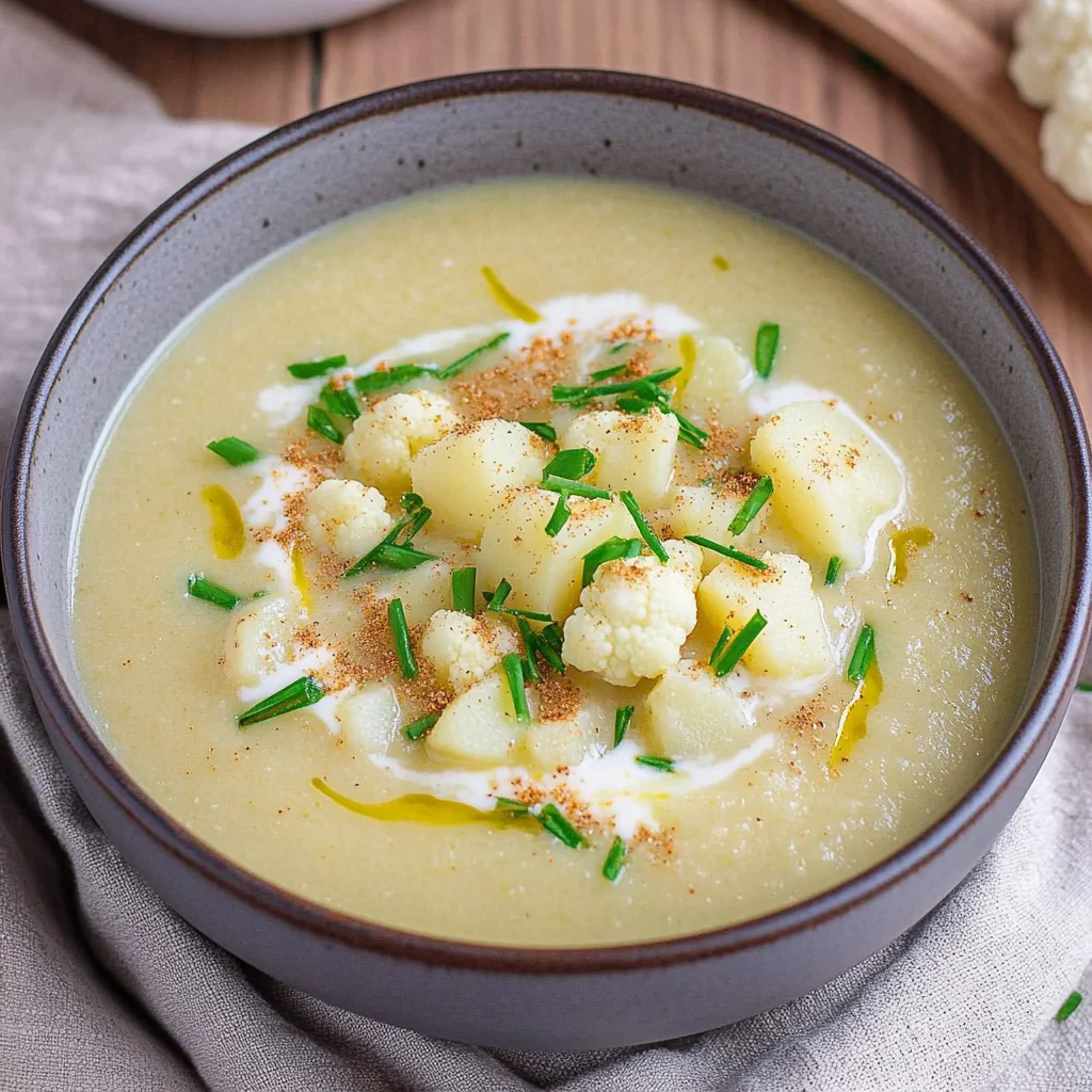 Blumenkohlsuppe - mit Kartoffeln, wie von Oma