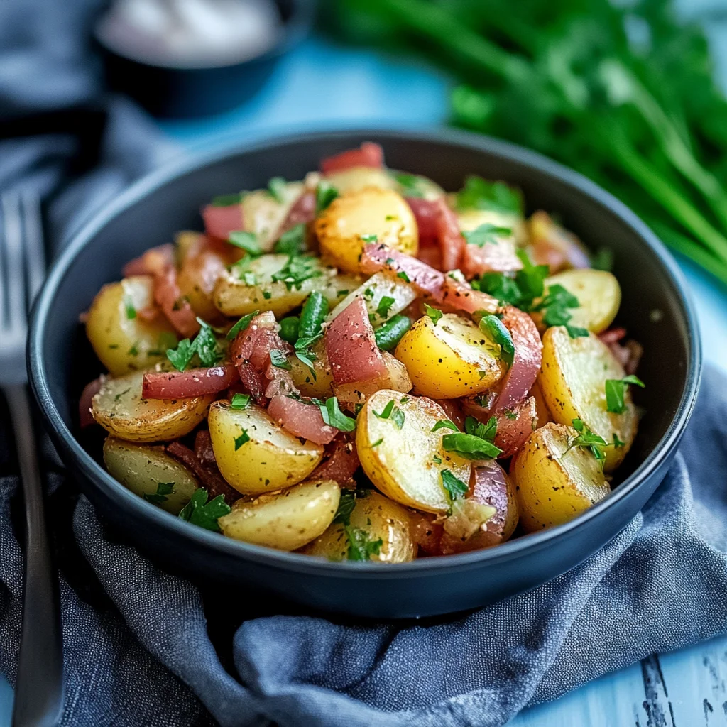 Bratkartoffelsalat ganz einfach