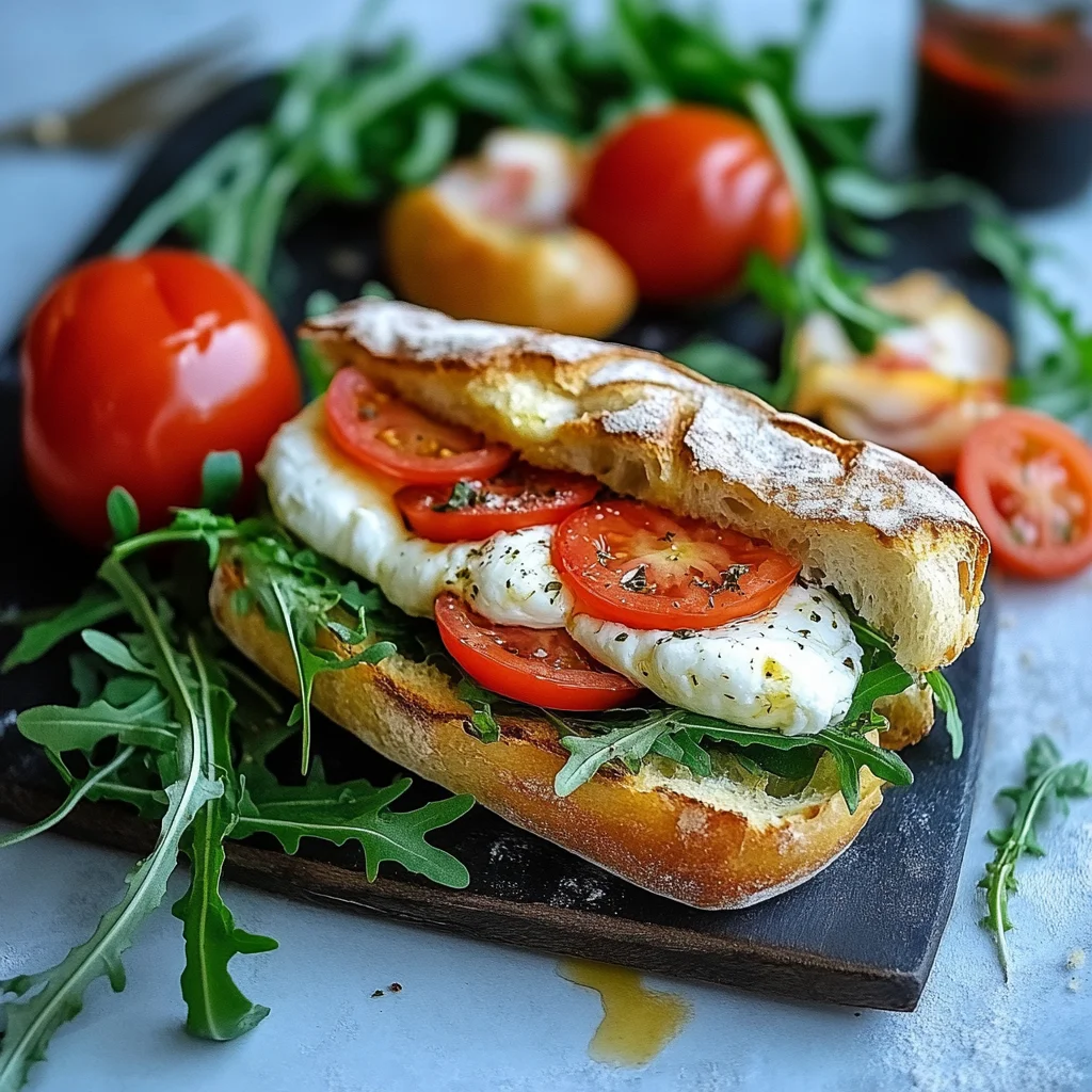 Burrata-Sandwich in 10 Minuten