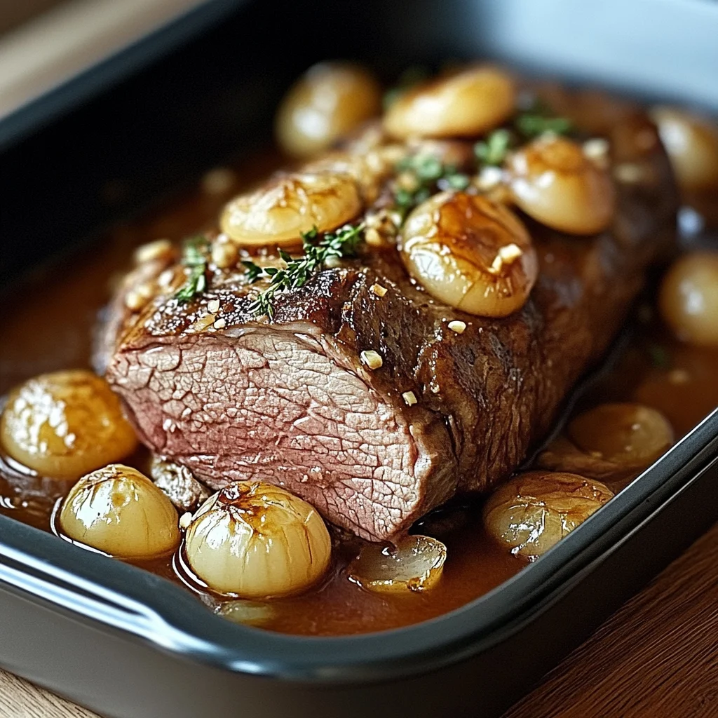 Einfacher Rindfleischbraten