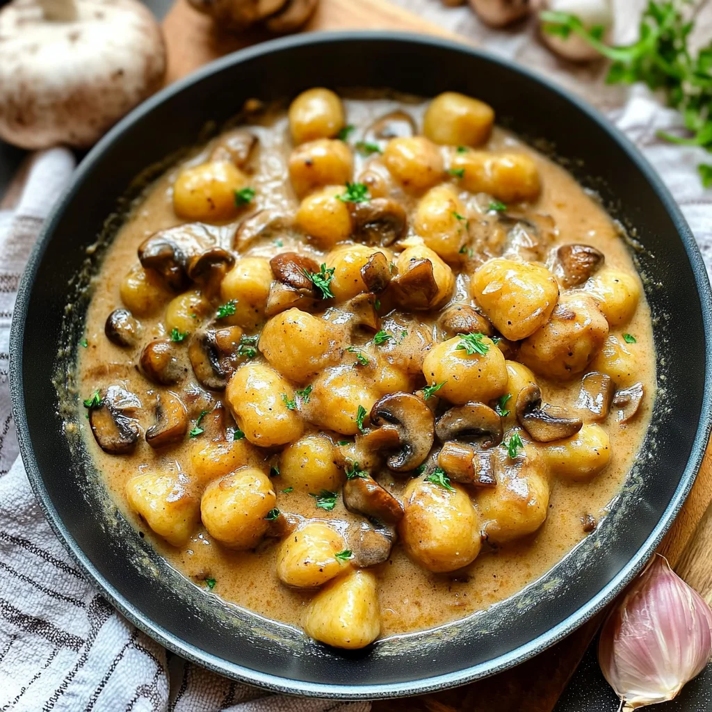 Gnocchi mit Pilzen