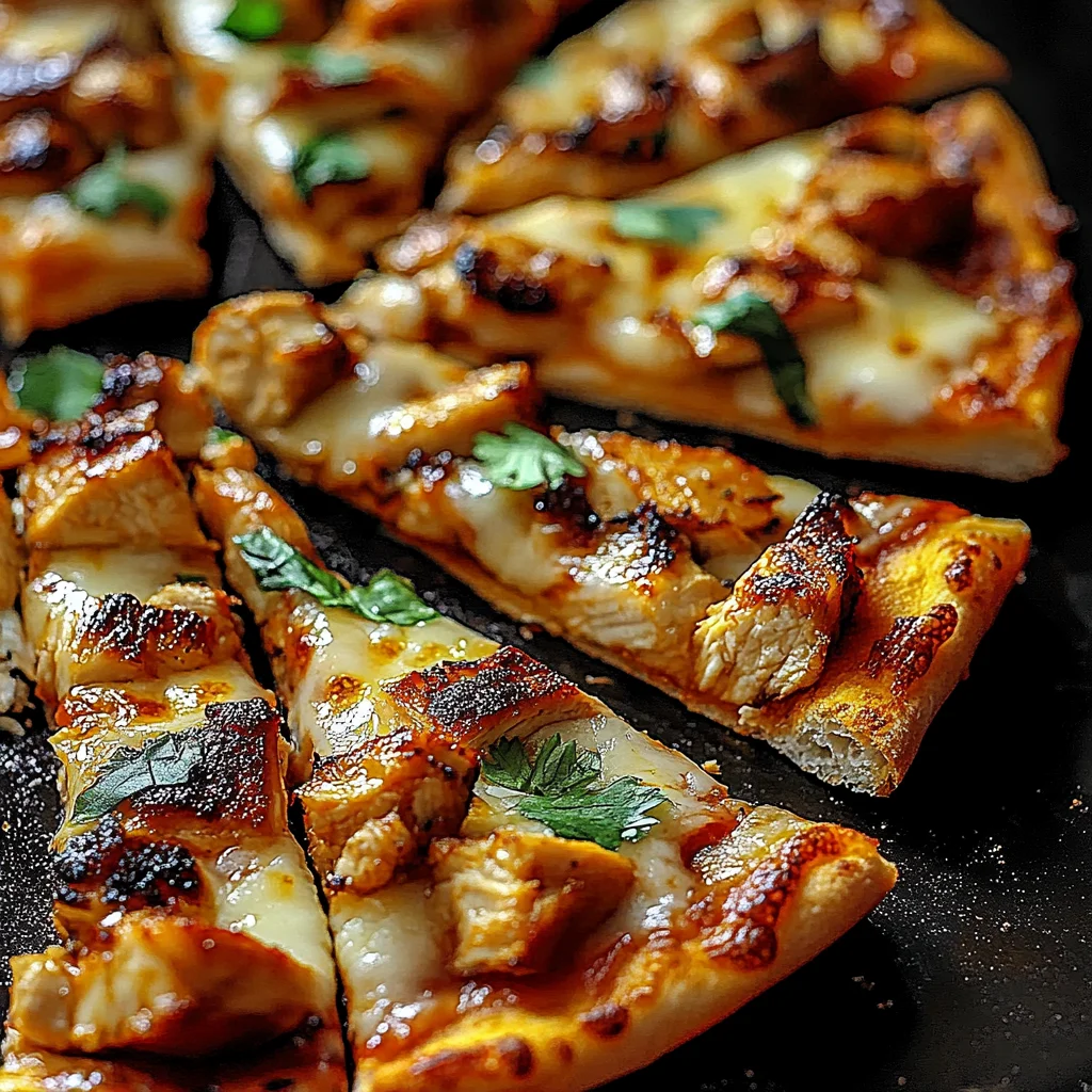 Grillhähnchen-Pizza