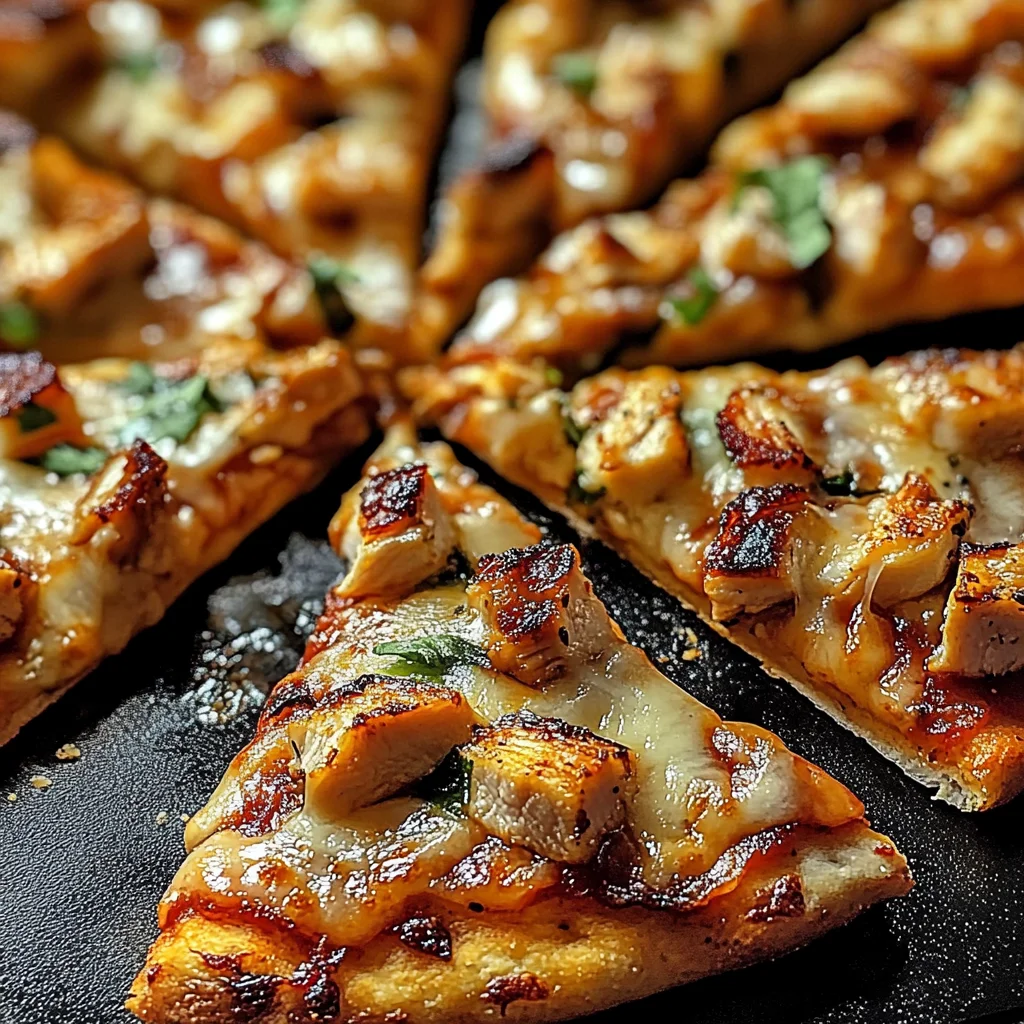 Grillhähnchen-Pizza