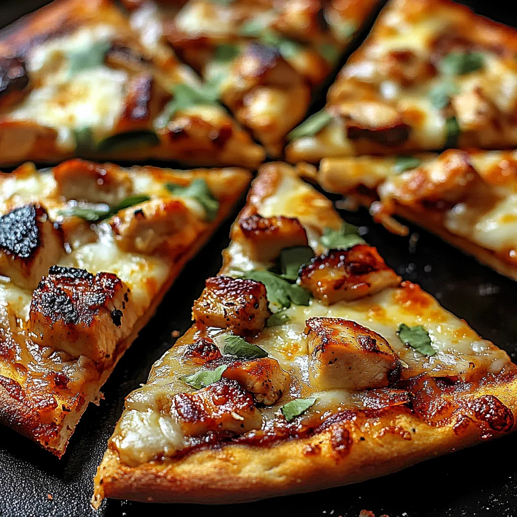 Grillhähnchen-Pizza
