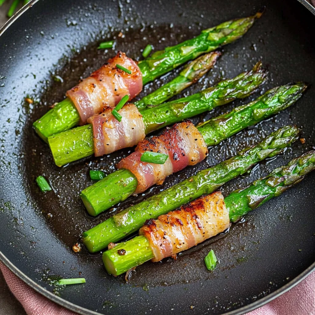 Grüner Spargel Rezept - in Pfanne gebraten (zwei Varianten)