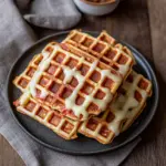 Herzhafte Waffeln mit Käse (Pizzawaffeln)