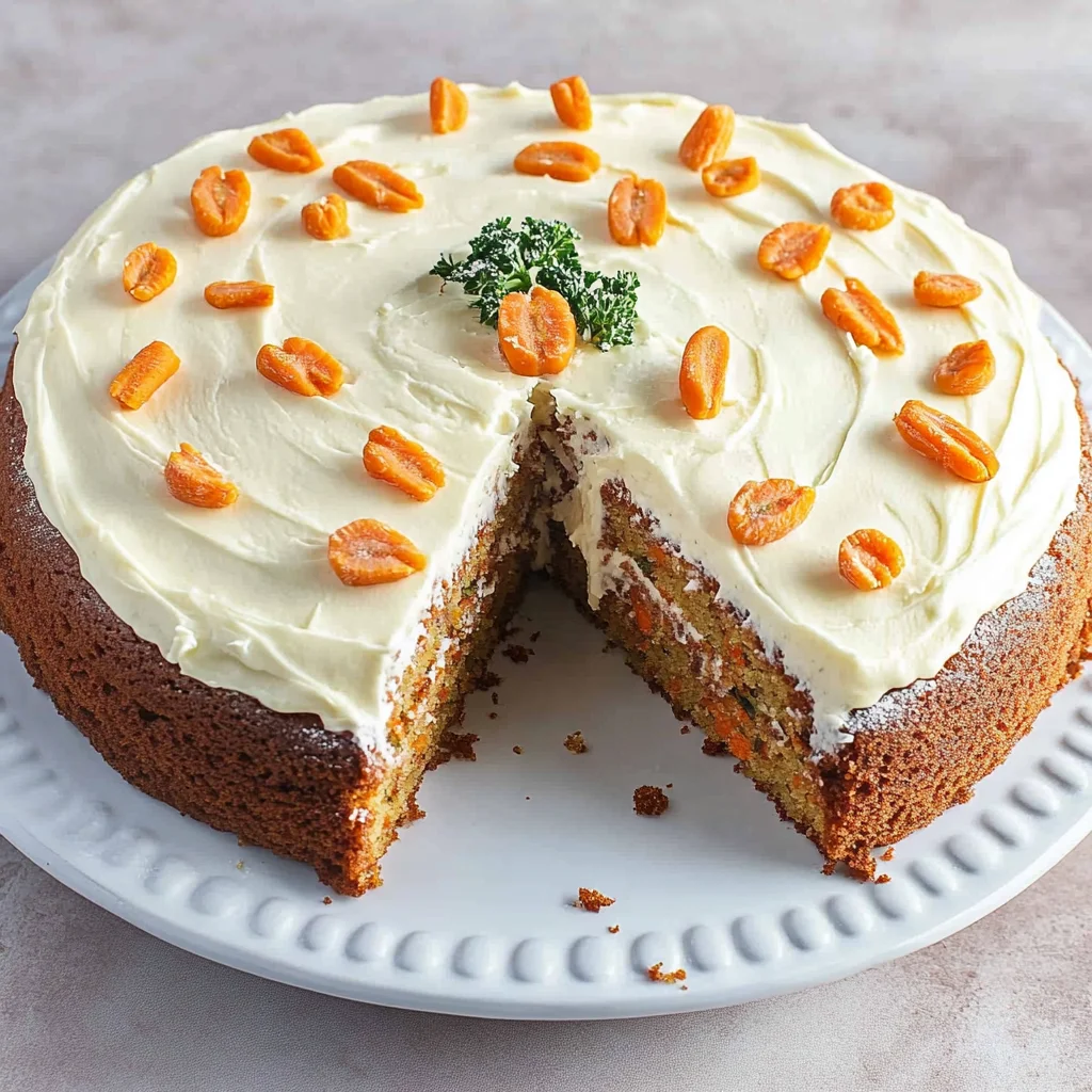 Karottenkuchen mit Frischkäse-Frosting