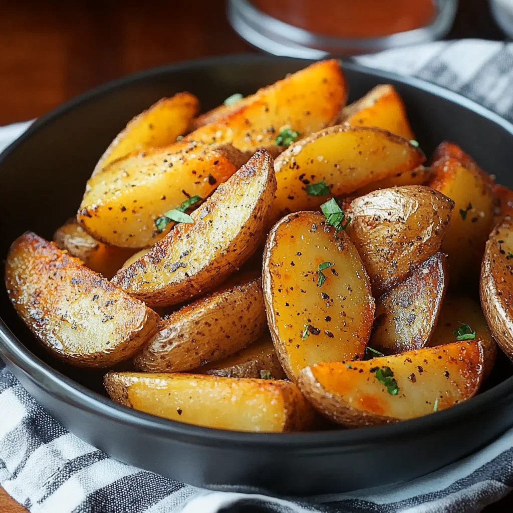 Knusprige Kartoffel-Wedges