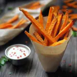 Knusprige Süßkartoffel Pommes