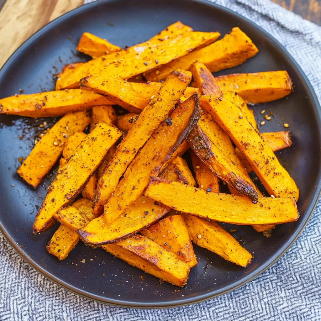 Kürbis im Ofen backen - Rezept für würzige Hokkaido Pommes