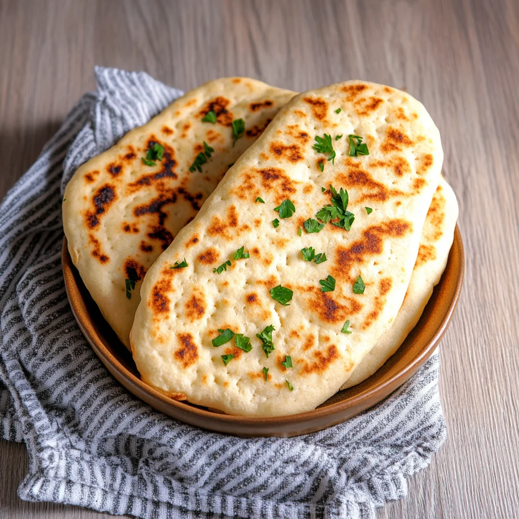 Schnelles Pfannenbrot ohne Hefe (Rezept mit Joghurt)