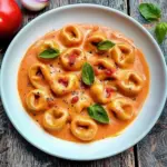 Tortellini mit Sahnesoße (Tomaten Variante)