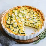 Zucchini-Quiche mit Feta